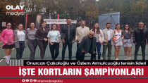ONURCAN ÇAKALOĞLU VE ÖZLEM ARMUTCUOĞLU KORTLARIN ZİRVESİNDE