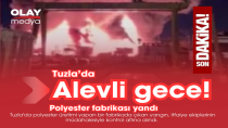 TUZLA'DA POLYESTER FABRİKASI YANDI!