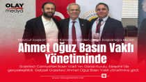 AHMET OĞUZ TÜRKİYE GAZETECİ CEMİYETLERİ BASIN VAKFI YÖNETİMİNE SEÇİLDİ