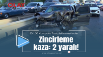 ZİNCİRLEME KAZA: 2 YARALI!