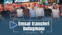 TUZLA BELEDİYE BAŞKANI EREN ALİ BİNGÖL'ÜN EMSAL TRANSFERİ BULUŞMASI